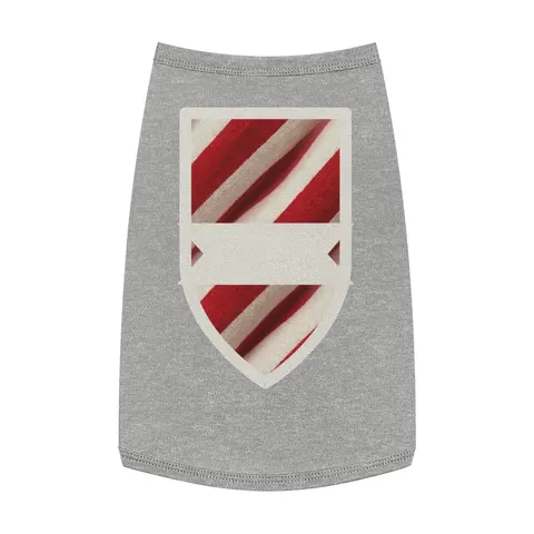Holiday Candy Cane Twist Pet Tank Top — front view