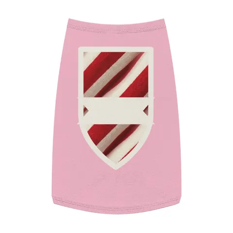 Holiday Candy Cane Twist Pet Tank Top — front view