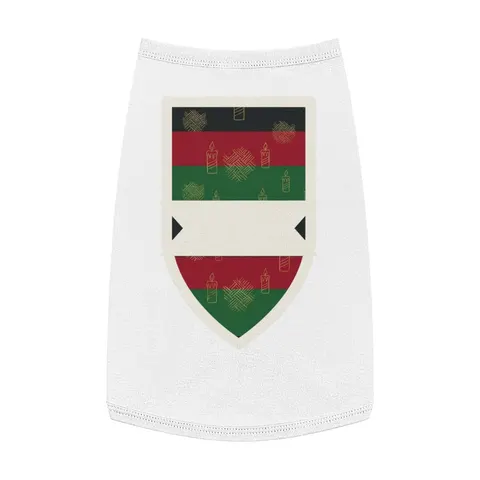 Holiday Kwanzaa Karamu Colors Pet Tank Top — front view