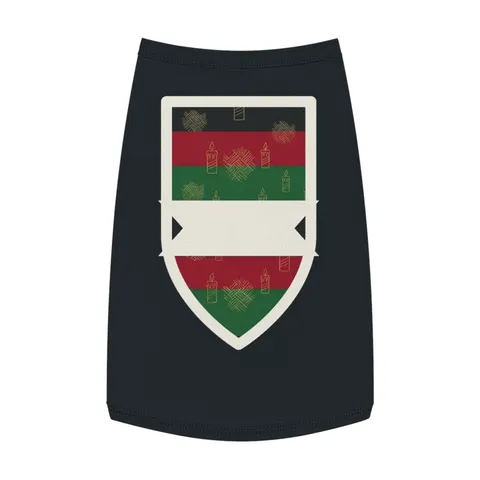 Holiday Kwanzaa Karamu Colors Pet Tank Top — front view