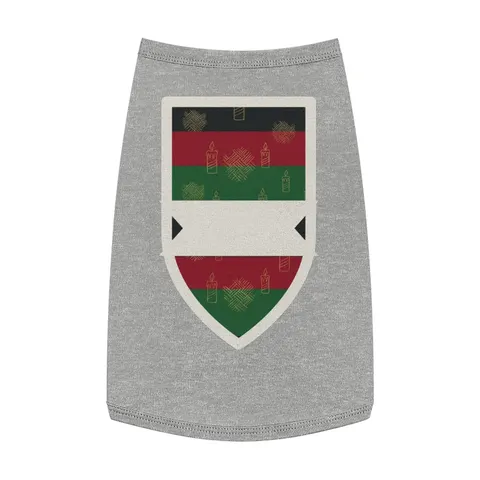 Holiday Kwanzaa Karamu Colors Pet Tank Top — front view