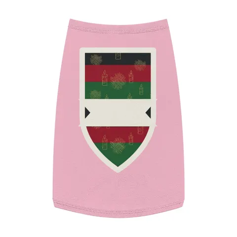 Holiday Kwanzaa Karamu Colors Pet Tank Top — front view