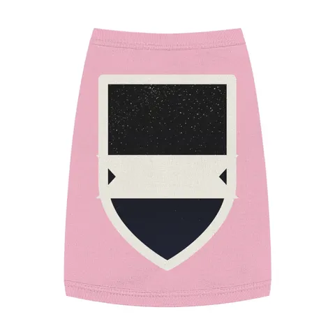 New Year Midnight Sparkle Gradient Pet Tank Top — front view
