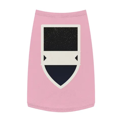 New Year Midnight Sparkle Gradient Pet Tank Top — front view