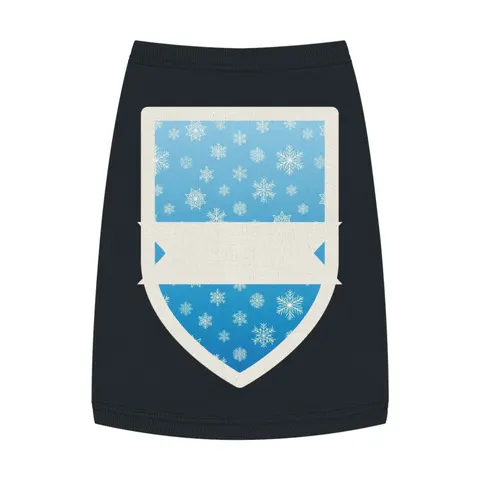 Holiday Snowflake All-Over Pet Tank Top — front view