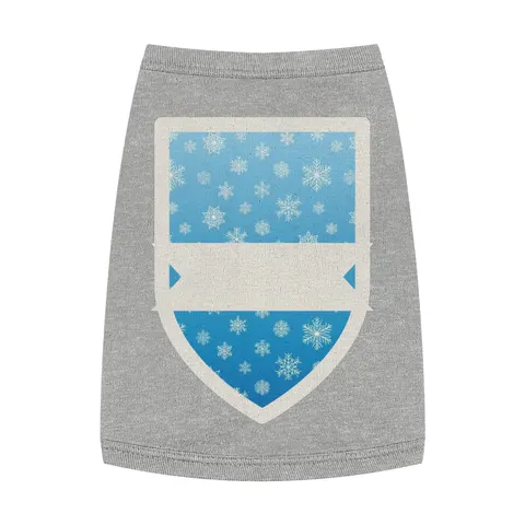 Holiday Snowflake All-Over Pet Tank Top — front view