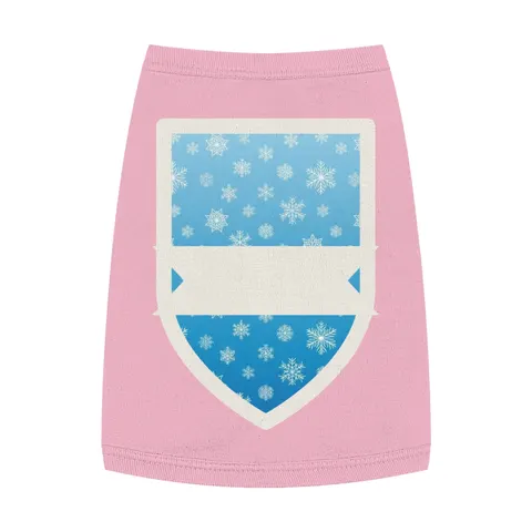 Holiday Snowflake All-Over Pet Tank Top — front view