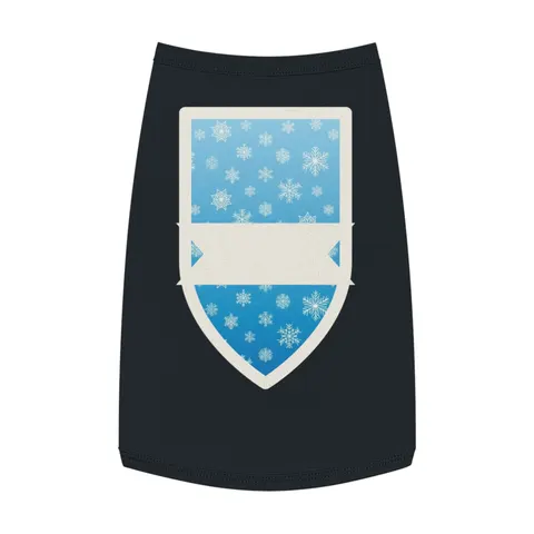 Holiday Snowflake All-Over Pet Tank Top — front view