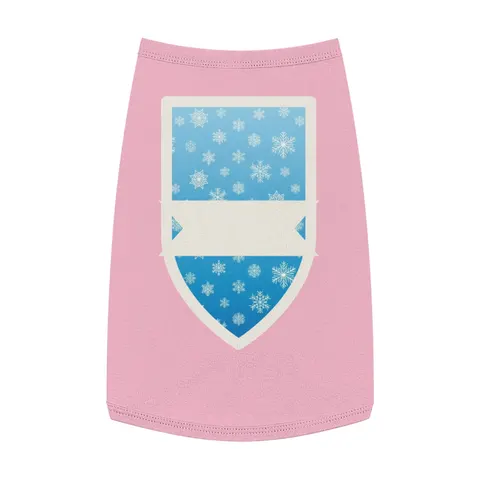 Holiday Snowflake All-Over Pet Tank Top — front view