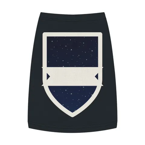 Holiday Starry Winter Night Pet Tank Top — front view