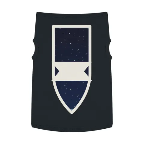 Holiday Starry Winter Night Pet Tank Top — front view