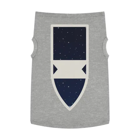 Holiday Starry Winter Night Pet Tank Top — front view