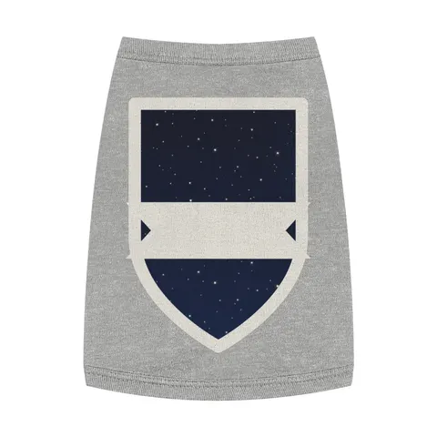 Holiday Starry Winter Night Pet Tank Top — front view