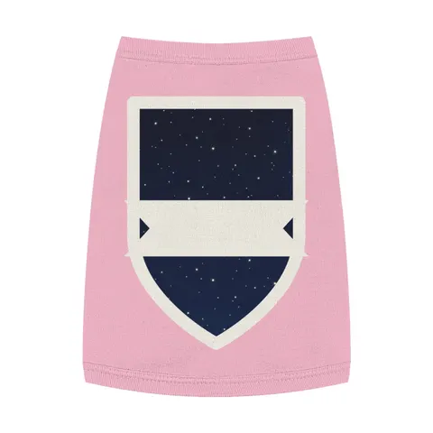 Holiday Starry Winter Night Pet Tank Top — front view