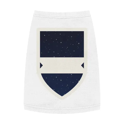 Holiday Starry Winter Night Pet Tank Top — front view