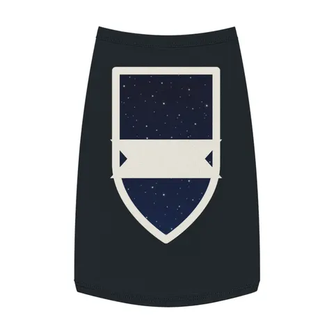 Holiday Starry Winter Night Pet Tank Top — front view