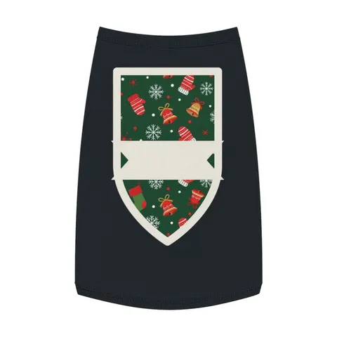Holiday Ugly Sweater Icons Pet Tank Top — front view