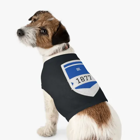 Jackson State 1877 Blue & White Split Pet Tank Top — other view