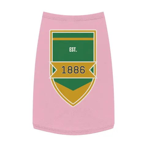 Kentucky State 1886 Green & Gold Pet Tank Top — front view