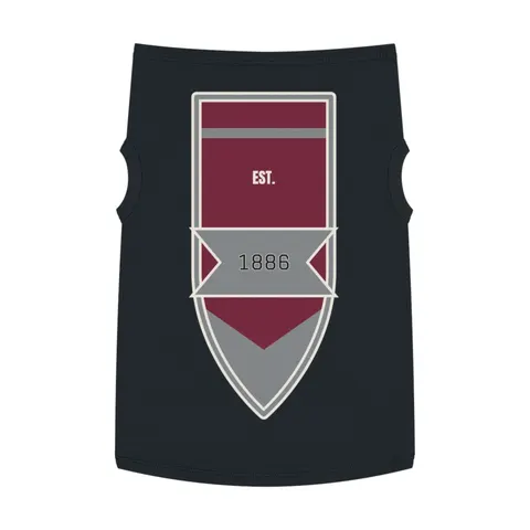 UMES 1886 Maroon & Grey Pet Tank Top — front view