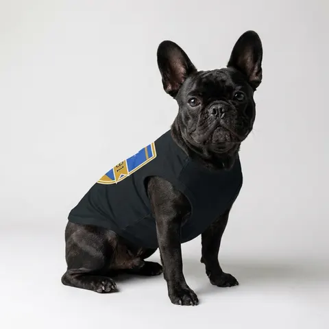NC A&T 1891 Blue & Gold Tech Pattern Pet Tank Top