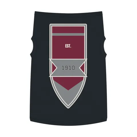 NC Central 1910 Maroon & Grey Pet Tank Top — front view
