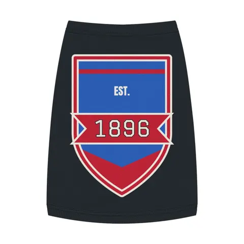 SC State 1896 Garnet & Blue Pet Tank Top — front view
