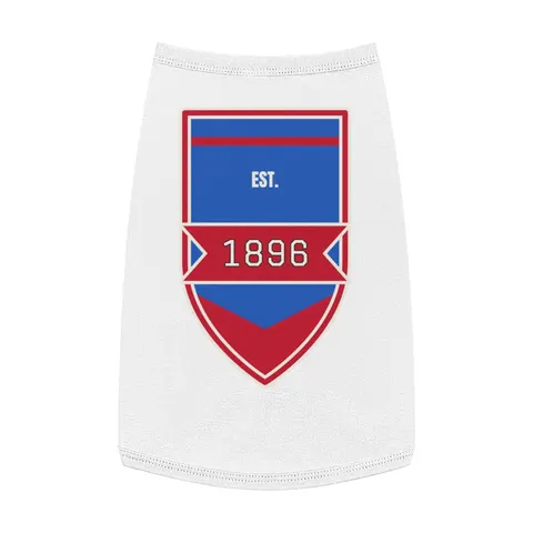 SC State 1896 Garnet & Blue Pet Tank Top — front view