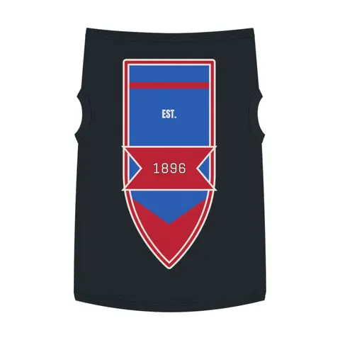 SC State 1896 Garnet & Blue Pet Tank Top — front view