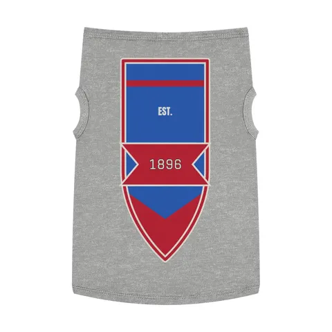SC State 1896 Garnet & Blue Pet Tank Top — front view