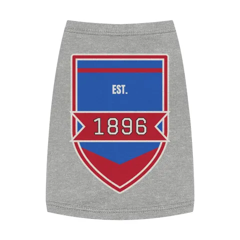 SC State 1896 Garnet & Blue Pet Tank Top — front view