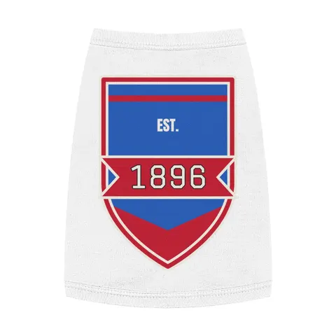 SC State 1896 Garnet & Blue Pet Tank Top — front view