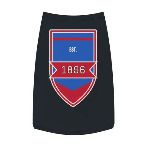 SC State 1896 Garnet & Blue Pet Tank Top — front view