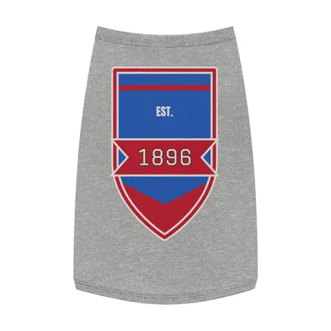 SC State 1896 Garnet & Blue Pet Tank Top — front view