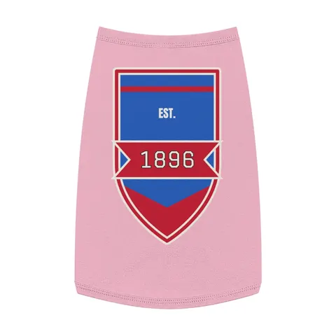 SC State 1896 Garnet & Blue Pet Tank Top — front view