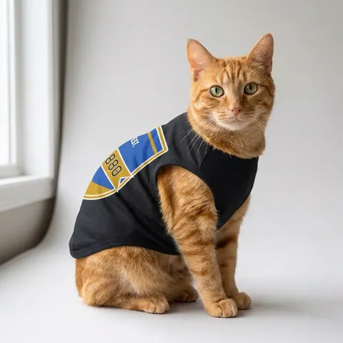 Southern 1880 Blue & Gold Block Pet Tank Top