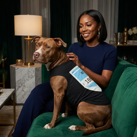 Spelman 1881 Sky Blue Elegance Pet Tank Top