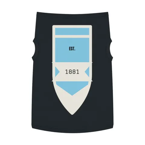 Spelman 1881 Sky Blue Elegance Pet Tank Top — front view