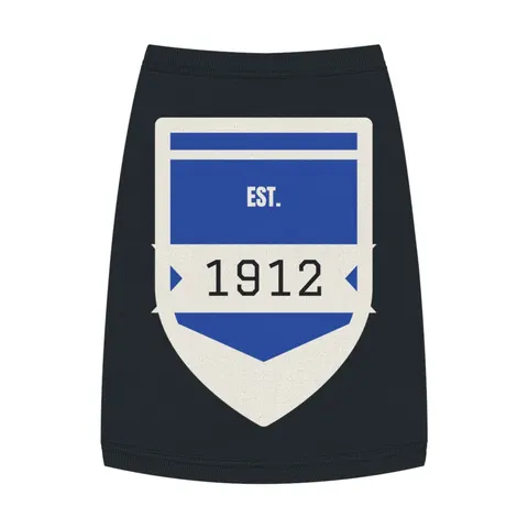 Tennessee State 1912 Royal Pattern Pet Tank Top — front view