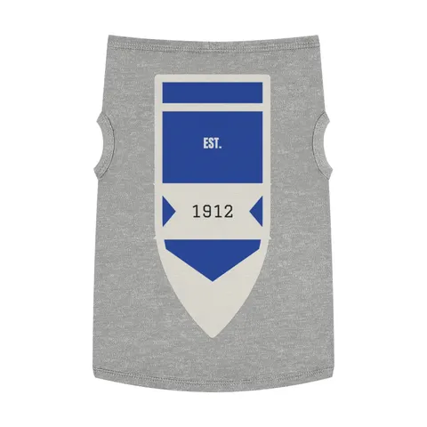 Tennessee State 1912 Royal Pattern Pet Tank Top — front view