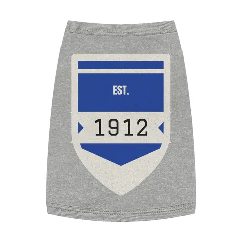 Tennessee State 1912 Royal Pattern Pet Tank Top — front view