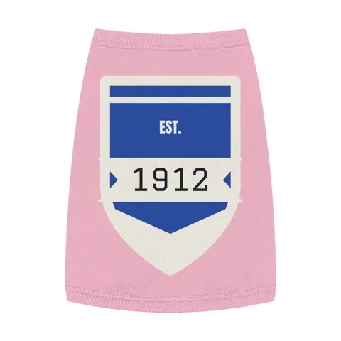 Tennessee State 1912 Royal Pattern Pet Tank Top — front view