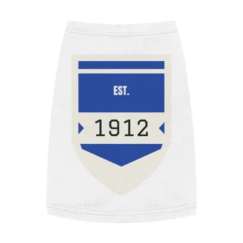 Tennessee State 1912 Royal Pattern Pet Tank Top — front view