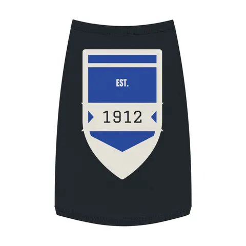 Tennessee State 1912 Royal Pattern Pet Tank Top — front view