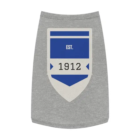 Tennessee State 1912 Royal Pattern Pet Tank Top — front view