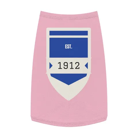 Tennessee State 1912 Royal Pattern Pet Tank Top — front view