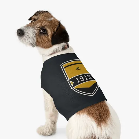 Xavier 1915 Gold & Black Pet Tank Top — other view