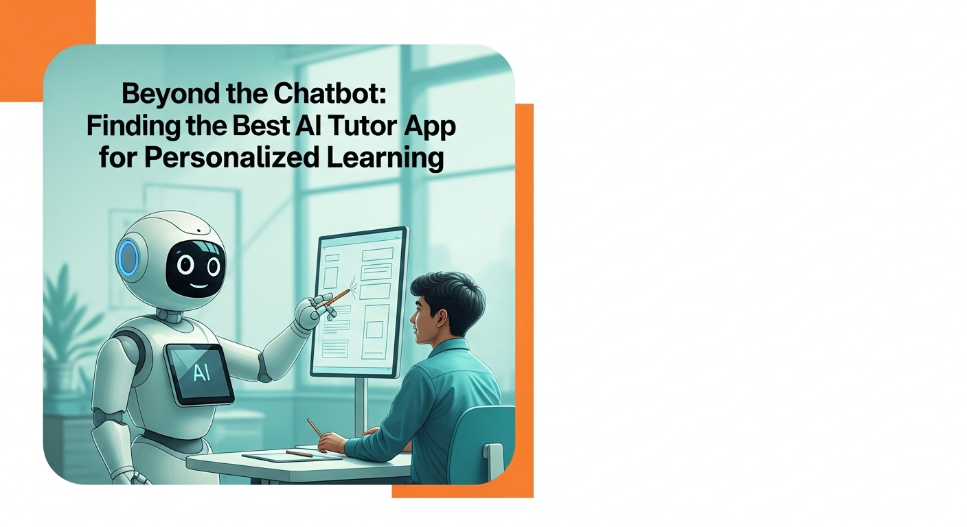 Beyond the Chatbot: Finding the Best AI Tutor App for Personalized Learning