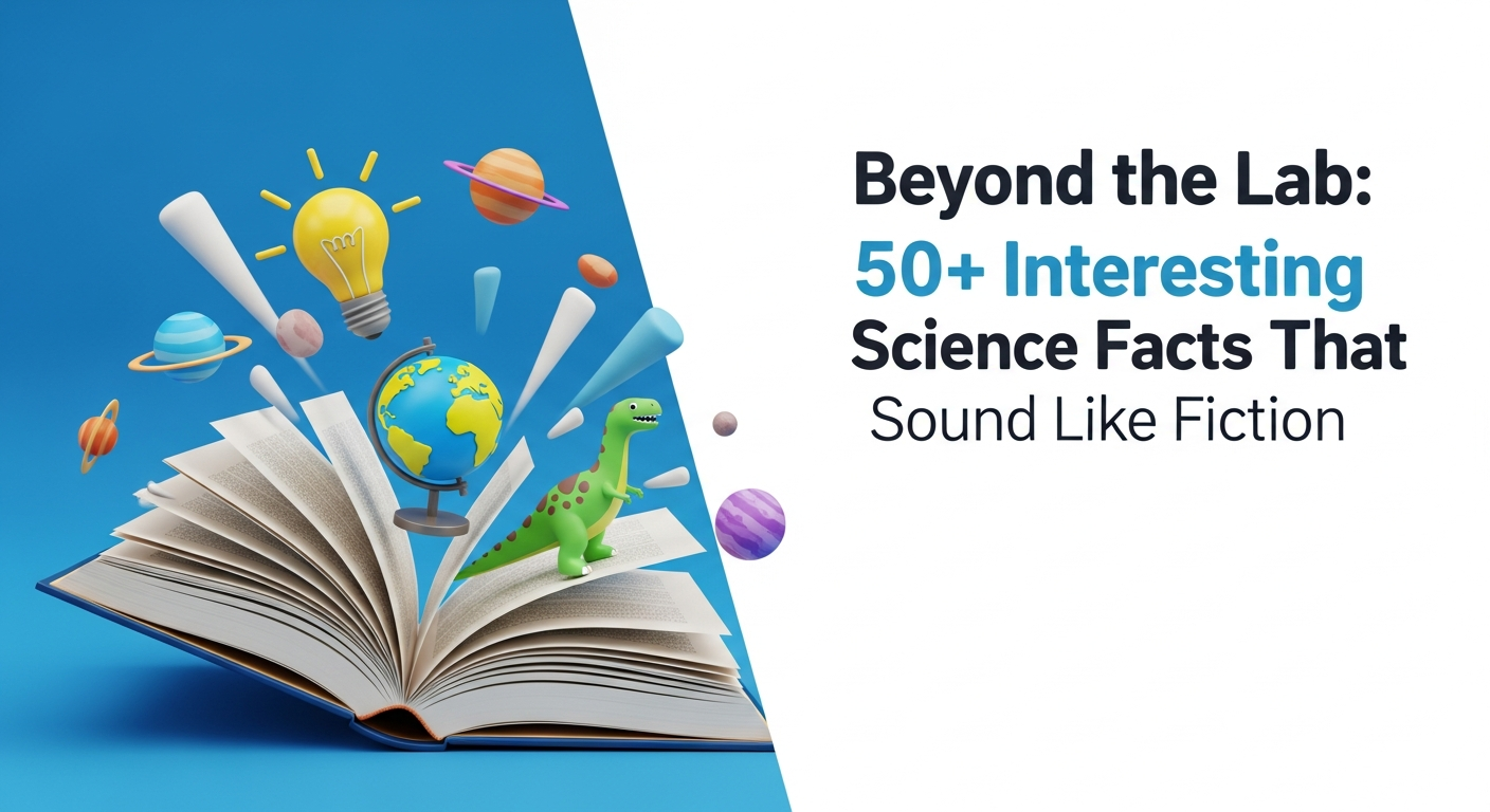 Beyond the Lab: 50+ Interesting Science Facts That Sound Like Fiction