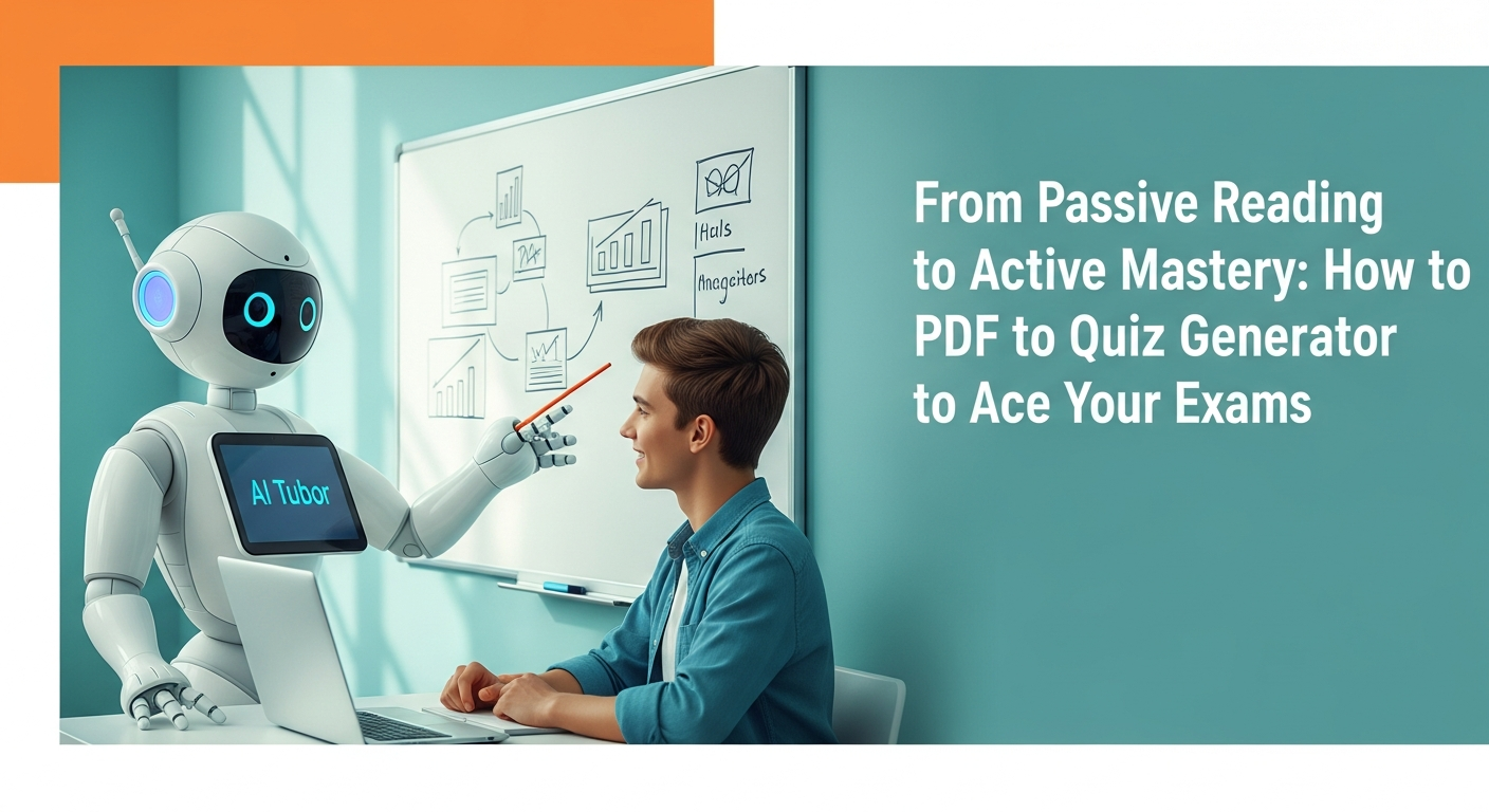 From Passive Reading to Active Mastery: How to Use a PDF to Quiz Generator to Ace Your Exams